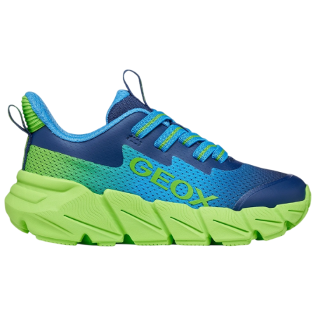 Calzado para niños Geox J Flexyper Fast Boy LT Blue/Lime azul/verde LT BLUE/LIME