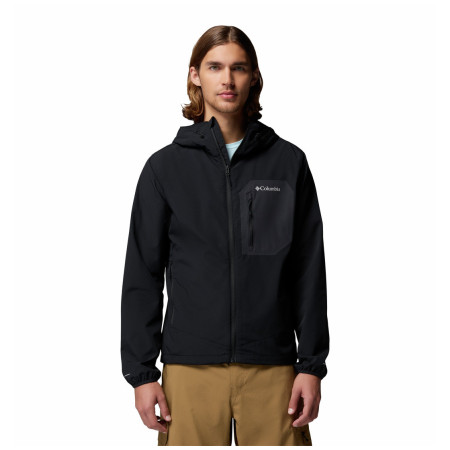 Chaqueta de hombre Columbia Tall Heights™ III Hooded Softshell negro Black