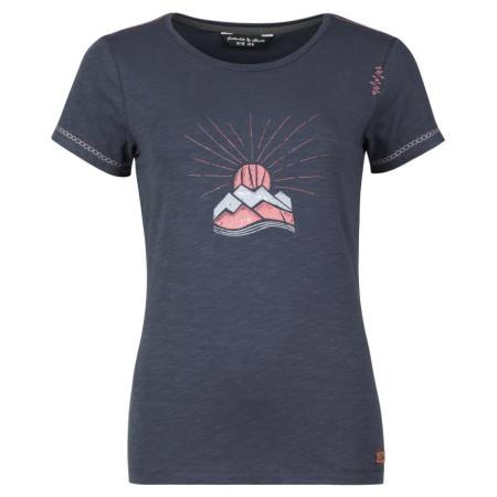 Camiseta de mujer Chillaz Gandia Mountain Watercolor azul oscuro dark blue