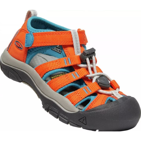 Sandalias para niños Keen Newport H2 K naranja/azul safety orange/fjord blue