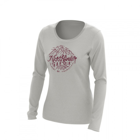 Camiseta de mujer Northfinder Blakely beige creamwhite