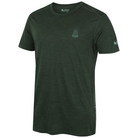 Camiseta de hombre Zulu Merino Fire 160 Short Comfy