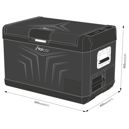 Nevera compresor Yolco GCX37