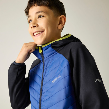 Chaqueta para niños Regatta Junior Andreson Hybrid Nvy/OlympBlu