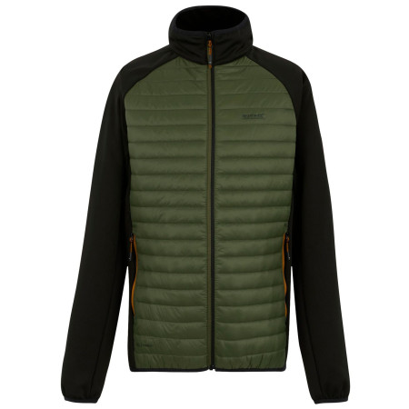 Chaqueta de hombre Regatta Clumber Hybrid verde OliveNgt/Blk