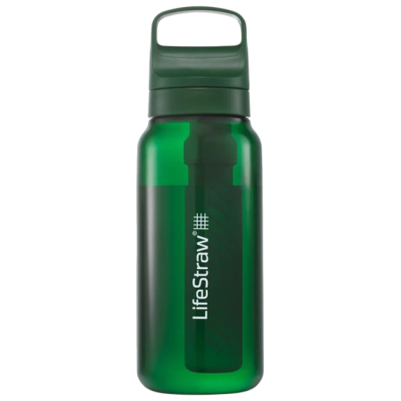 Botella con filtro LifeStraw Go 2.0 Water Filter Bottle 1L verde oscuro Terrace Green