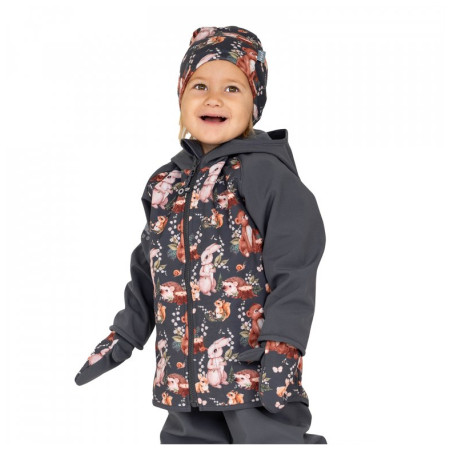 Chaqueta softshell para niños Unuo Fleece Basic