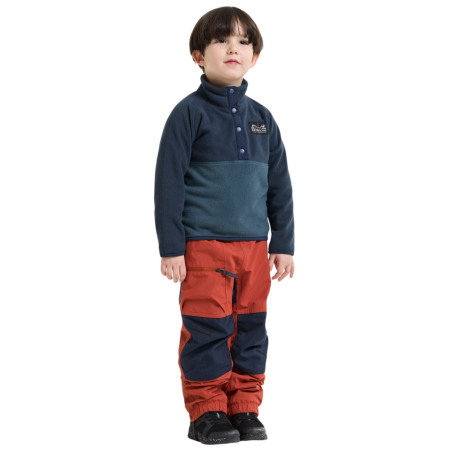 Sudadera para niños Didriksons Monte Kids Half Bu 6 Mountain Blue