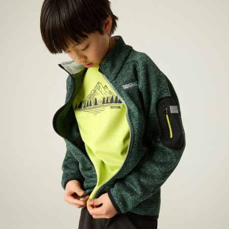 Sudadera para niños Regatta Junior Newhill DrkForGlacGr