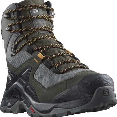 Calzado de senderismo para hombre Salomon Quest Element Gore-Tex gris/verde Pewter / Beluga / Buckskin