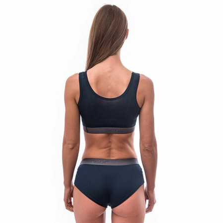 Sujetador deportivo Sensor Merino Active Deep Blue