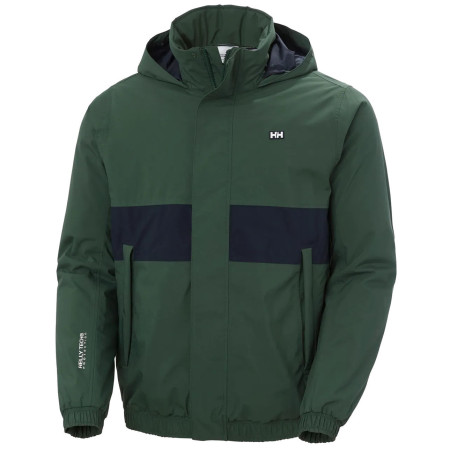 Chaqueta de invierno para hombre Helly Hansen Smoegen Insulated Rain Jacket verde JUNGLE GREEN STRIPE