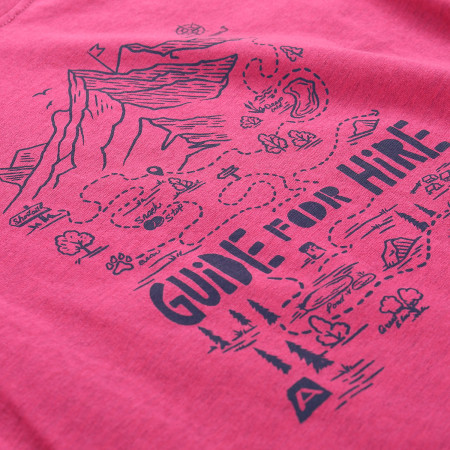 Camiseta para niños Alpine Pro Nogero Fuchsia