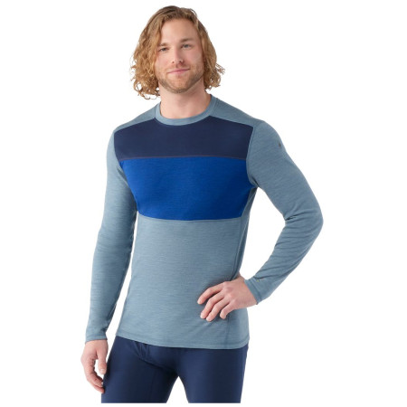 Camiseta funcional de hombre Smartwool M Classic Thermal Mrn Bl Colorbl Crew B