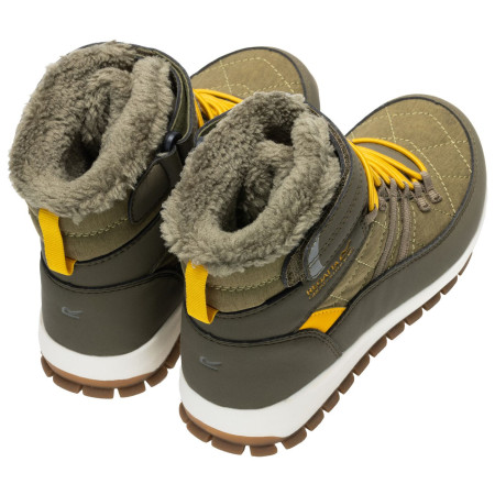Botas de invierno para niños Regatta Elbourne Junior Bark Green/Sunset
