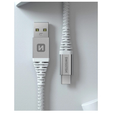 Cable Swissten Kevlar USB / USB-C 1,5 m