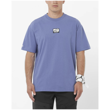Camiseta de hombre Salomon Wild Rays Label SS Tee