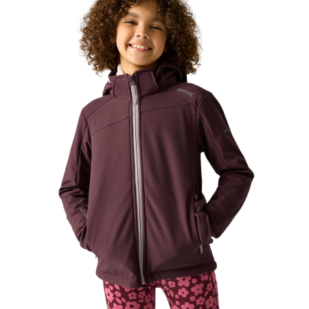 Chaqueta softshell para niños Regatta Haydenbury Fig
