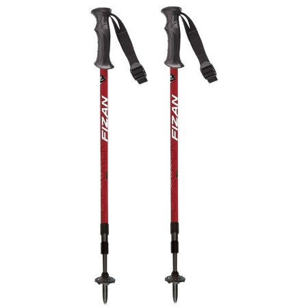 Bastones de senderismo Fizan Explorer (2019) rojo red