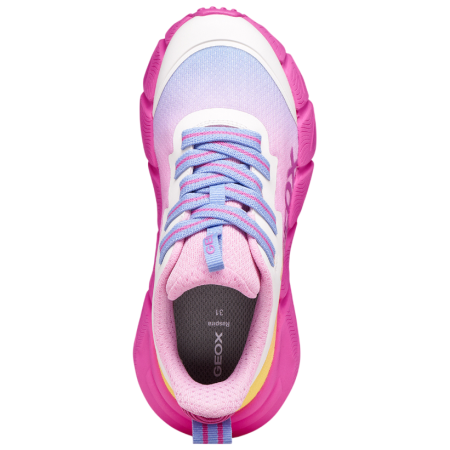 Calzado para niños Geox J Flexyper Fast Girl Fuchsia