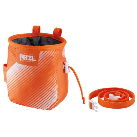 Saco de magnesio Petzl Saka naranja Orange White