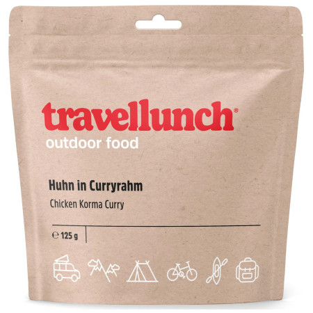 Comida deshidratada Travellunch Pollo Korma al curry con arroz 125 g