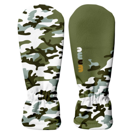 Guantes softshell para niños WAMU Khaki