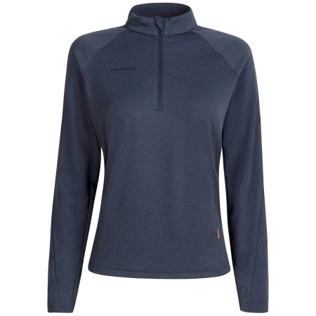 Jersey de mujer Mammut Aegility Half Zip Longsleeve W azul oscuro MarineMelange