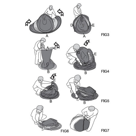 Tienda de campaña autoplegable Cattara Bovec 2