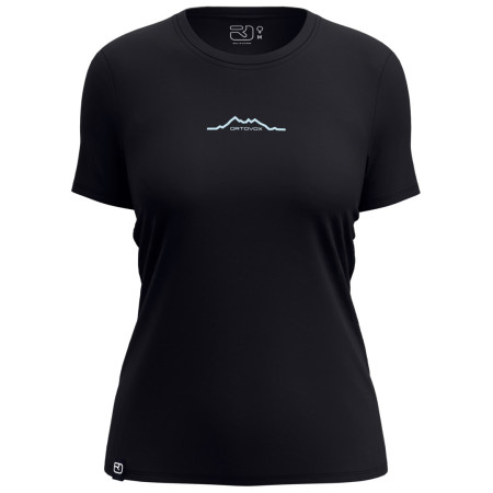 Camiseta de mujer Ortovox 150 Cool Mountain T-Shirt negro Black Raven