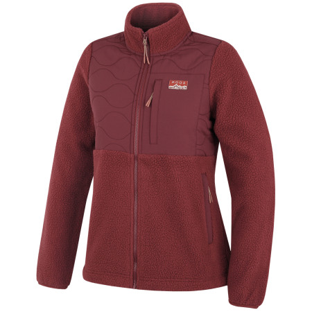 Sudadera de mujer MOOA Sherpa naranja terracotta