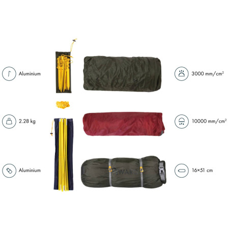 Tienda de campaña Warg Elite 2