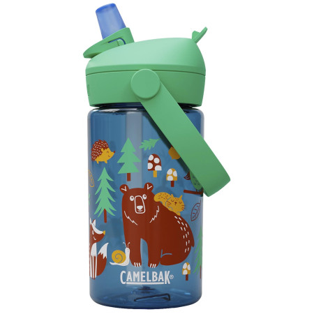 Botella Camelbak Thrive Flip Straw Kids 0,4l azul/verde Friendly Forest