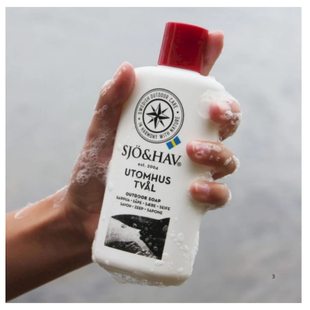 Jabón de viaje Sjö&Hav Jabón outdoor biodegradable 200ml