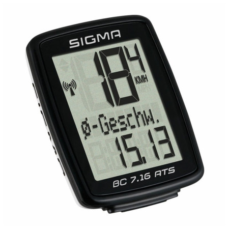 Ciclocomputador Sigma BC 7.16 ATS bezdrátový negro