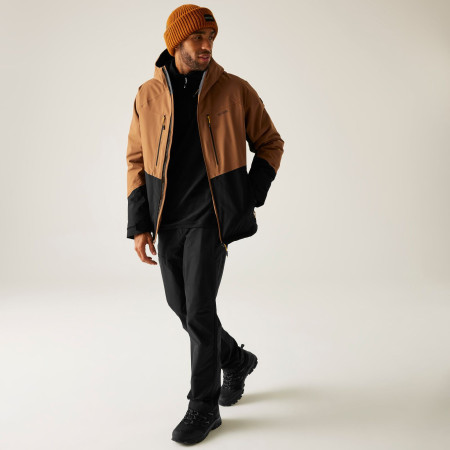 Chaqueta de hombre Regatta Highton Stretch Padded Jacket marrón NutBrwn/Blk