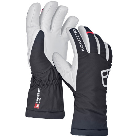 Guantes de mujer Ortovox Swisswool Freeride Glove W negro BlackRaven