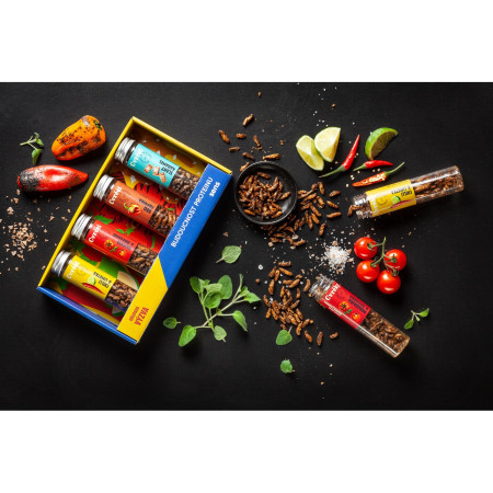 Grillos comestibles Sens Grillos crujientes y asados Guindilla y lima
