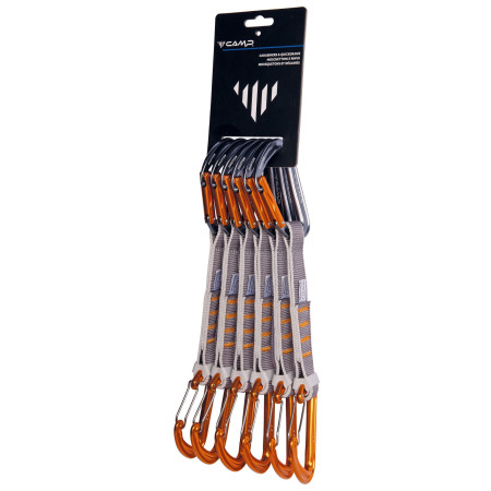 Juego de cintas express Camp Photon Mixed Express Ks 18 Cm 6 Pack plata/naranja