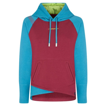 Sudadera de mujer La Sportiva Stoke Hoody W rojo Red Plum/Topaz