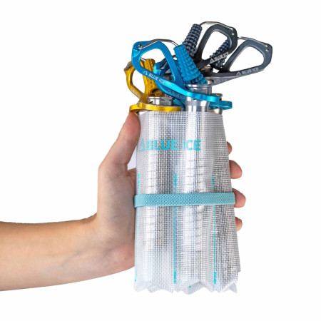 Funda Blue Ice Rollup Ice Screw Holder