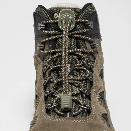 Cordones Lock Laces Boot khaki Camo Boot