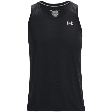 Camiseta sin mangas para hombre Under Armour Streaker Singlet negro Black / Black / Reflective