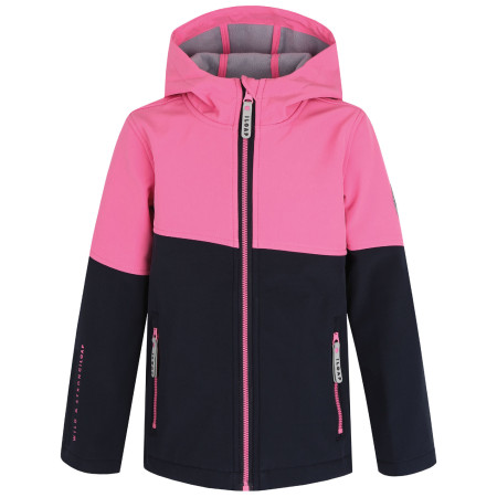 Chaqueta softshell para niños Loap London gris/rosa Sugar Plum | Gray