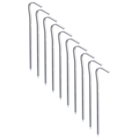 Estaquilla de tienda Warg ALU Light 10 pcs plata