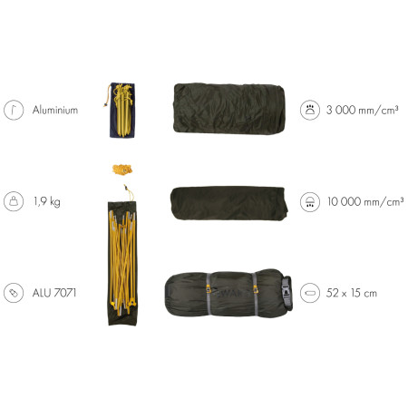 Tienda ultraligera Warg Midi 2