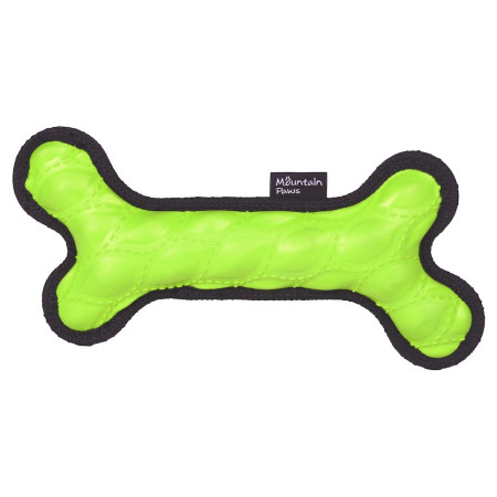 Juguete para perro Mountain Paws Rubber Bone Dog Toy verde claro Green