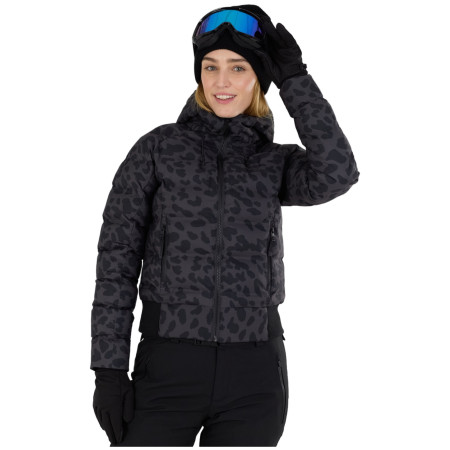 Chaqueta de mujer Fundango Zina Padded Jacket negro/gris scratch
