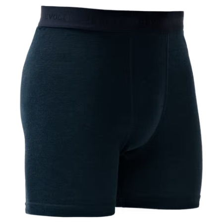 Calzoncillos bóxer funcionales para hombre Devold Adventure Merino 190 Boxer Man azul oscuro Ink