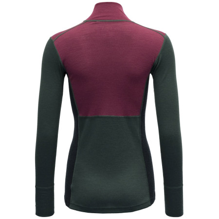 Camiseta funcional de mujer Devold Lauparen Merino 190 Zip Neck Wmn